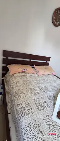 Modern Wooden Bed Frame with Headboard