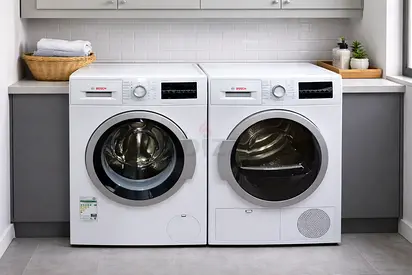 BOSCH brand series 6 9 kg washer and 9 kg dryer separate set freestanding
