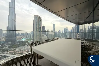 Burj Khalifa View | 3 Bed + Maid | Premium