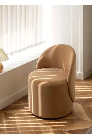 Stylish Beige Accent Chair