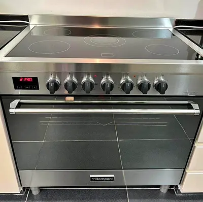 Bompani 90x60cm electric  cremaic cooker FREE DELIVERY +WARRENTY