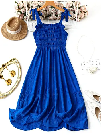 Beautiful Blue Summer Dress