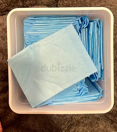 Pack of pet Blue Changing Pad Liners