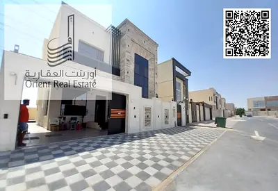 Villa for sale in Ajman Al Yasmeen The villa consists of 5 master bedrooms, a majlis a bathroom, a hall a maid's room and a large kitchen The vil