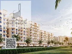 Two-bedroom apartment for sale in Al Ameera Village, Ajman. Freehold for all nationalities with a gr