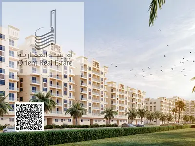 Two-bedroom apartment for sale in Al Ameera Village, Ajman. Freehold for all nationalities with a great view.