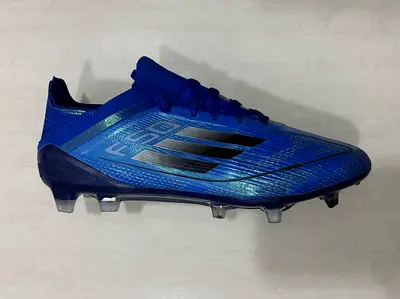 Adidas F50 FG Firm Ground Football/ Soccer Cleats/Shoes - Blue/Silver/Black
- Size: EU43/US9.5