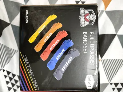 Pull Up Assist Band Set - 5 Resistance Bands