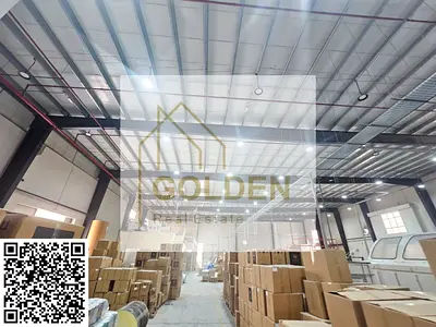 32,000 Sq. Ft. Industrial Warehouse | 550 kW Power | Main Road | 5 Gates | Umm Al Quwain Annual Rent: AED 1,280,000