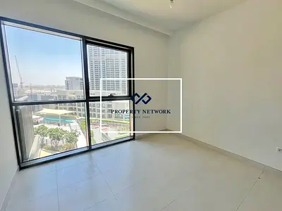 Vacant | Facing Creek Tower & Marina | High Floor