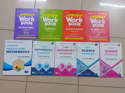 35aed for all .NCERT Practice Workbooks for Class 8, maths and science practice books