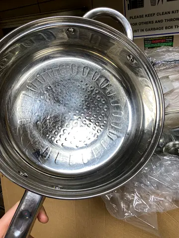 Pack of 6 Stainless Steel Cooking Pot (willson)