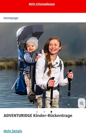 ADVENTURIDGE Child Carrier Backpack