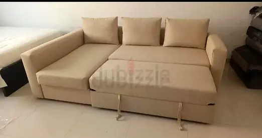 Comfortable L-Shaped Sofa with Storage