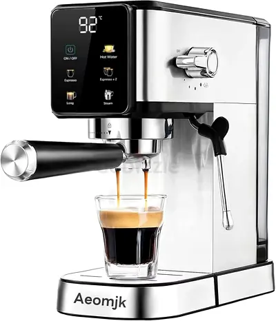 Aeomjk,Espresso Machine Coffee, Professional Espresso Maker,Espresso Manual Coffee Machines [1 year