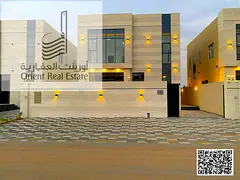 Villa for sale in Ajman, Al Helio 2 area. The villa consists of 4 master bedrooms, a majlis (formal