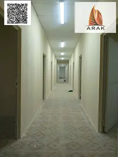 Workers' camp for annual rent in Ajman Industrial Area, including bills. An excellent opportunit