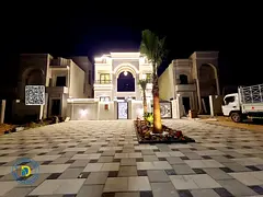 Luxurious classic villa with 6BR and roof, including registration fees, in Al-Helio 1. Super deluxe