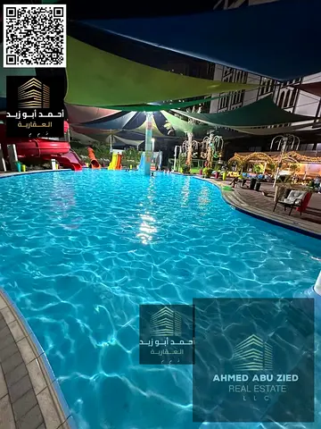 فرصة مميزة للسكن الراقي – غرفة وصالة مع أجهزة كهربائية وجيم ومسبح وأكوا بارك للإيجار السنوي في عجمان الراشدية 1 مع باركينج – السعر 45,000 درهم