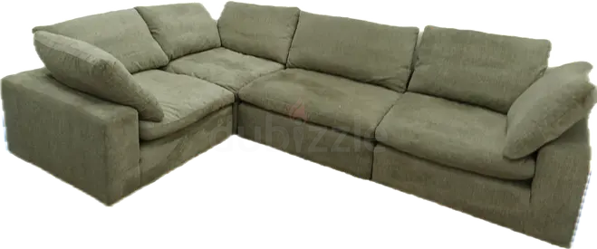Pan home feather 🪶 filled modular sofa 4_ piece