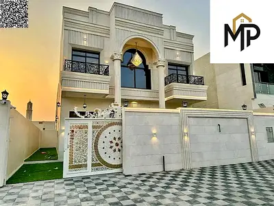 فيلا كلاسيك فاخرة للبيع على الشارع الرئيسي في أرقى مناطق عجمان، **جاهزة للسكن** بسعر شامل رسوم التسجيل والتملك مع **تملك حر** — فرصة مميزة **من الما