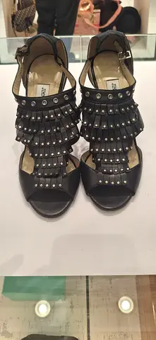 Stylish Black Studded Sandals