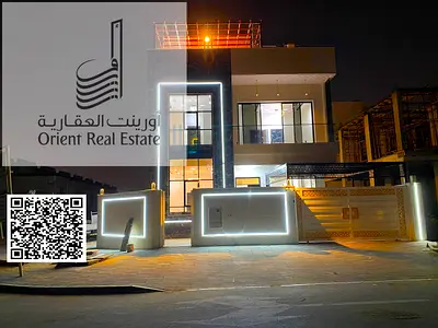 فيلا للبيع بعجمان منطقة الحليو 1 الفيلا عبارة عن 7 غرف ماستر_ مجلس_صالة+غرفة عاملة_رووف _تملك حر لجميع الجنسيات, كاش او تمويل بنكي