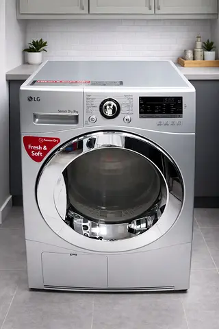 LG  8kg Sensor Dryer touch screen inside light 100% dryer