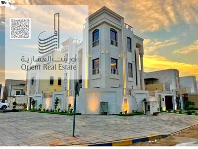Villa for sale at Ajman. Al Zahya area ,6 master room, majlis, 3hall, big kitchen, Roof, Freehold all nationalities, Cash or bank