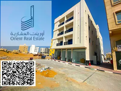 بناية جديده للبيع في العالية عجمان سكني تجاري محلات  اول ساكن ارضي +3 طوابق + مصعد داخلي