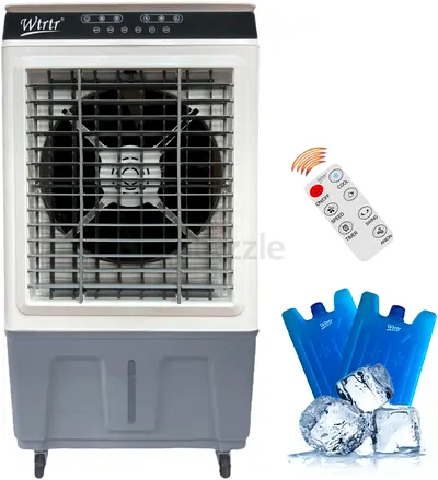 25L Home Air cooler,Water-Cooled Moving Air Cooler, Home Air-Conditioning Fan, 3-In-1 Evaporative Ai