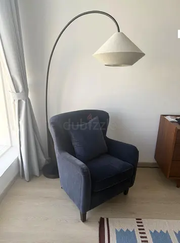 Pottery Barn -  Blue Accent Chair ( matching pillow)