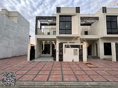 Townhouse Villa for Sale in Al Yasmin, Ajman | Ground + First Floor + Roof | 4 Master Bedrooms | Lan