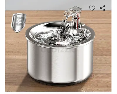 Cat Water fountain Filter+litter box+ twin Feeding Bowl