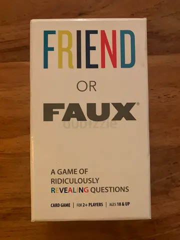 Friend or Faux — Card Game, for 2+ players, 18+, Fun Game