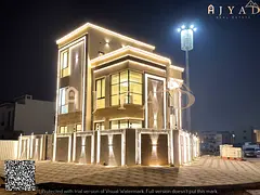 Corner Villa for Sale in Al Helio 1, Ajman | On Two Streets | 3 Floors | 5 Master Bedrooms | Super D