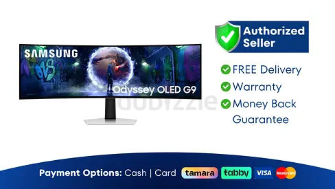 Samsung 49 inch Odyssey OLED G9 Curved Gaming Monitor ● New | Warranty | FREE Delivery | AD5474