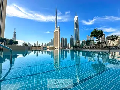 3BR + Maid Holiday Home | Burj Khalifa View | Downtown Views I