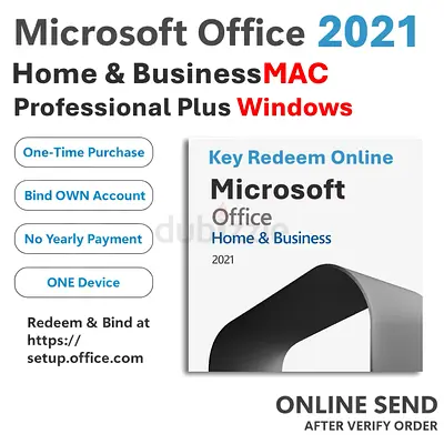 Lifetime Bind Email Microsoft Office Home Business 2021 ESD Product key Original Mac Windows
