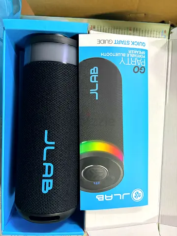 JLab Go Party Portable Bluetooth Speaker with 16H+ Playtime - 10W Wireless Outdoor Travel Speaker