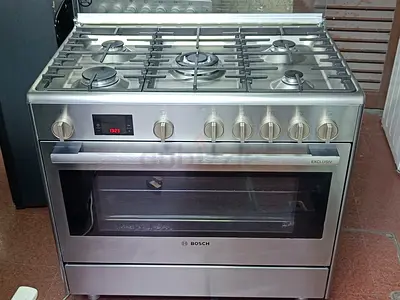 Bosch Brand Series 6 Model Dual option,  Top Gas + Oven Electric Cooker Range Size 90 X 60cm