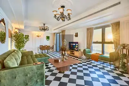 Spacious 3BR | High Floor | Marina & Sea View | Princess Tower