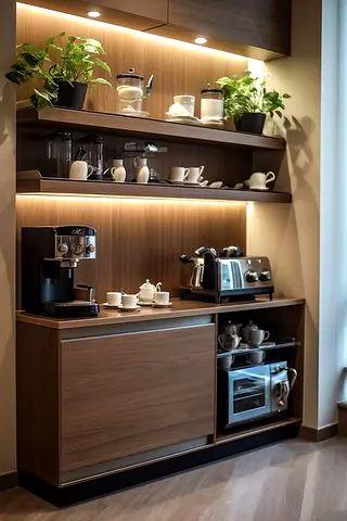 Stylish Home Coffee Station