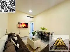 1 Bedroom + Living Room Fully New Furnished Central Air Conditioning BalconyAjman Corniche – a liv