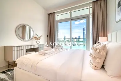 Furnished 1BR Apartment | Evergreens DAMAC Hills 2 | Marina & City Views
