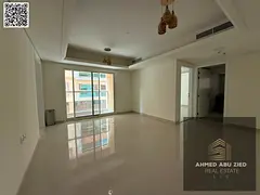 One-bedroom apartment with a living room and balcony for annual rent in Al Muwaihat 3, Ajman, with o
