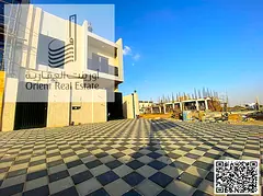 Villa for sale in Ajman, Al Helio 2 area. The villa consists of 3 master bedrooms, a majlis (formal