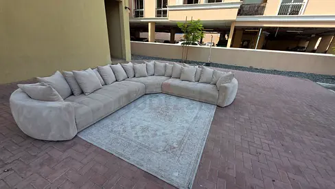 Chattels And more Corner imperial sofa beige