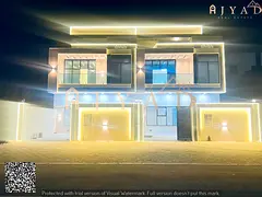 Townhouse for Sale in Al Yasmin, Ajman | 5 Rooms + Majlis + Hall | Land Area 1722 sq ft | Built-up A
