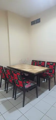 Dining Table Set with Decorative Chairs